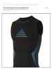 Cross-border Ice Silk Fitness Running Vest - Quick-dry, Sweat-wicking, Super Elastic, Breathable, Tight-fitting Sleeveless Tank Top Base Layer.