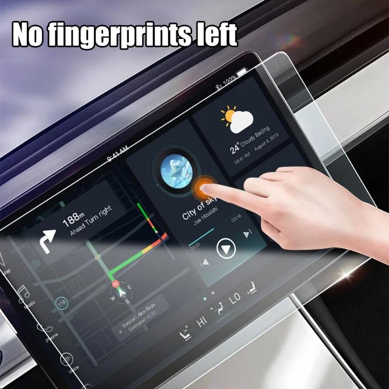 Auto für Tesla Mittlerer Bildschirm Touchscreen-Schutz 15 Zoll für Tesla Model3/Y Navigationsebene Weiche Folie für Model S/X