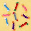 5Pcs/Set Cat Interactive Toy Plush Spring Cat Toy Indoor Colorful Cat chewing Toy Pet Supplies