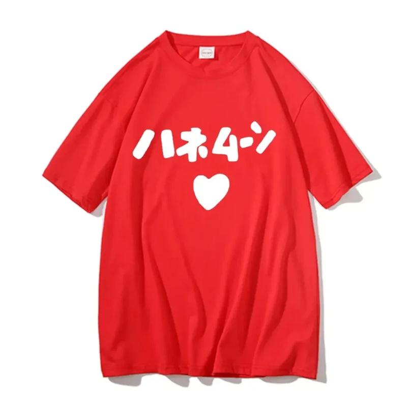 Japanese Manga T Shirt Summer Women Tshirt Funny Cute Anime Same Style Print T-shirts Harajuku Short Sleeve Casual
