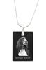 English Springer Spaniel – Crystal Pendant with Dog, Silver Necklace with Photo |