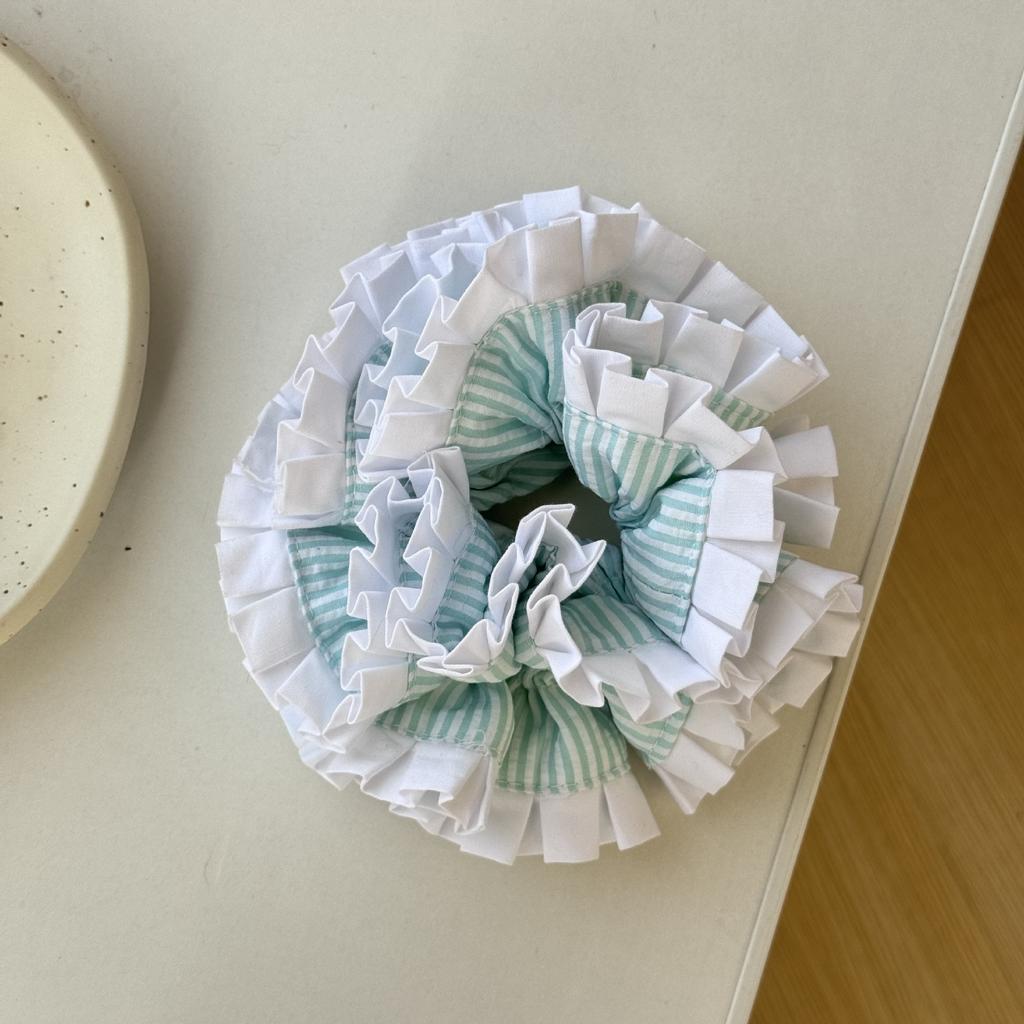 Große große Scrunchie Haaraccessoires für Frauen Mädchen koreanische Bänder elastisch führend Mode beliebt Erwachsene K-Pop neu im Geschenk Vintage