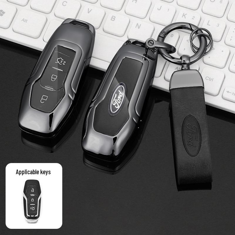 Premium Metal Protective Key Case for Ford Mondeo - Unisex Design