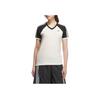 Adidas Originals Color Block V-Neck Short Sleeve Raglan T-Shirt Women Tops Off-White Black KF0316