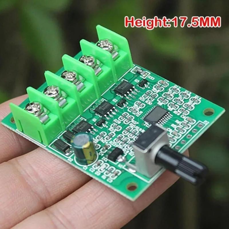 3A DC6V-24V Brushless Motor Speed Controller With 3 Phase Regulation And Reverse Polarity Protections Cleaning Equipment