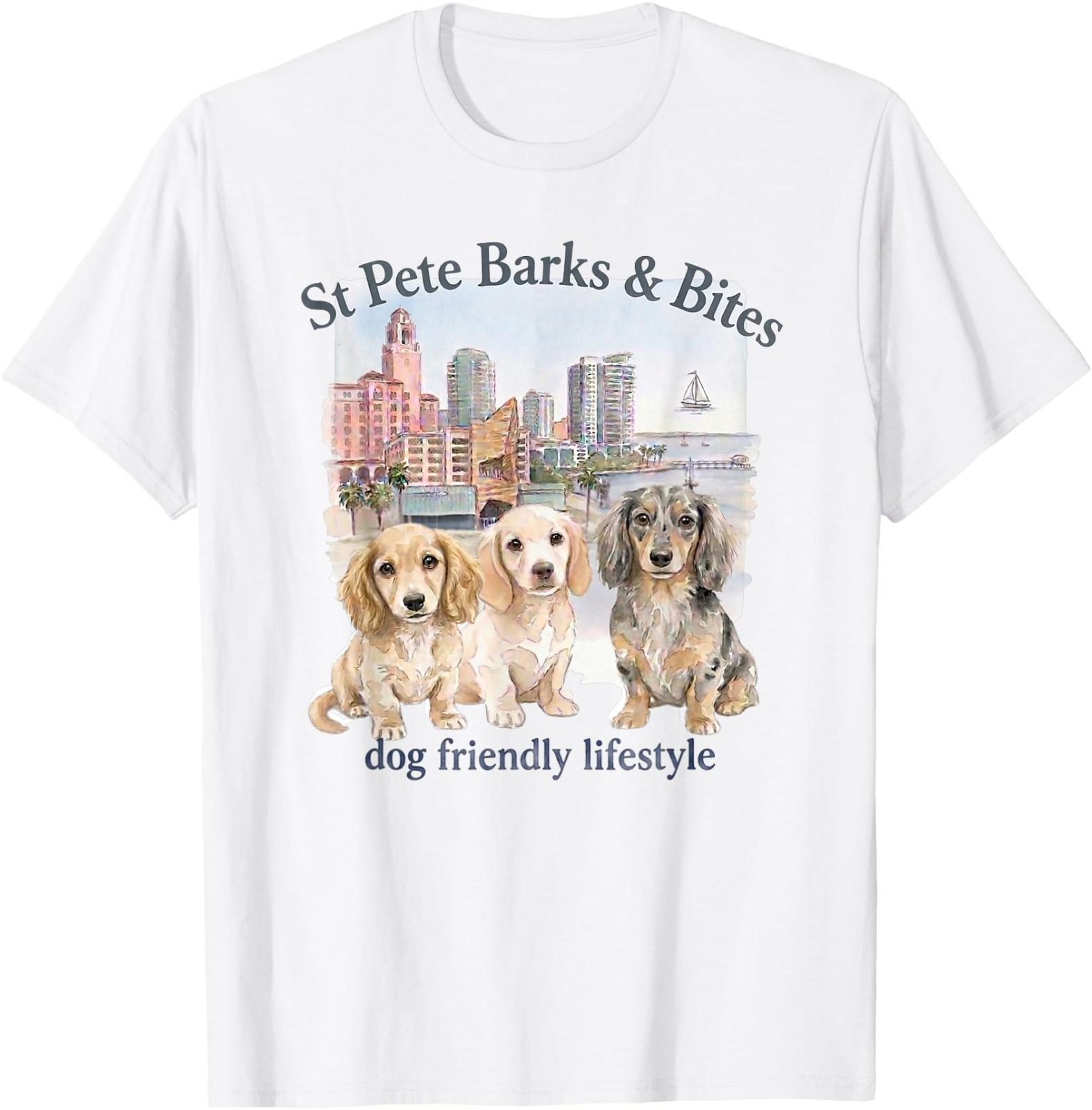 St Pete Barks & Bites - Dachshunds T-Shirt S