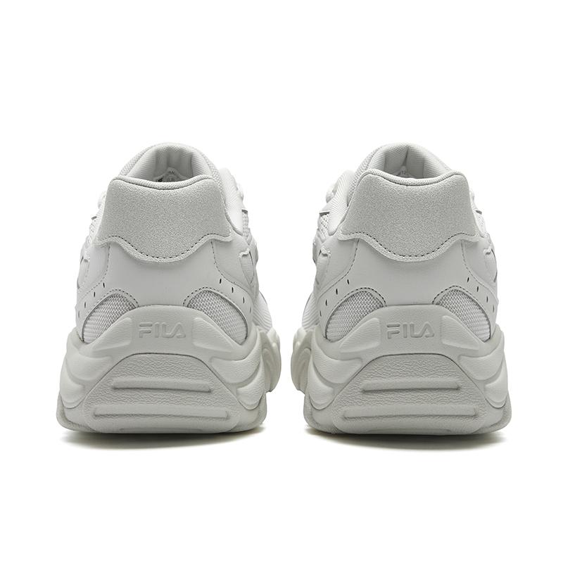 FILA Koral Coral Shoes Comfortable Durable Breathable Dad Shoes Men sneaker White Gray F12M612107FWO