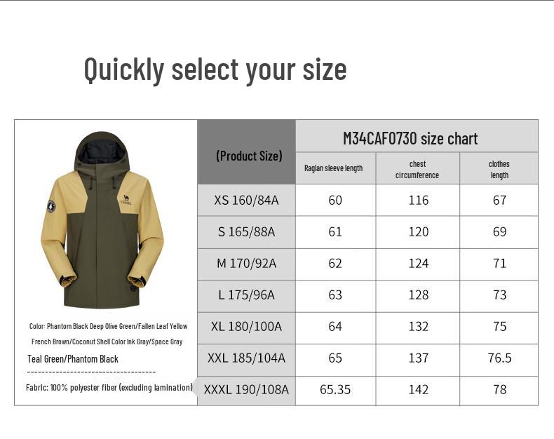 Camel Unisex Outdoorjacke