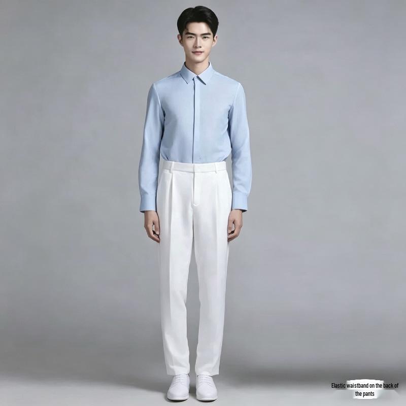 Patriotic Blue Speech and Performance Costume for Junior High to Adult Graduation 180 cm