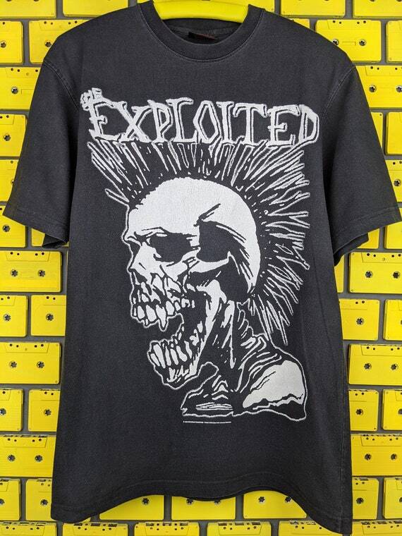 Vintage 1998 The Exploited Punk Rock Band Unisex Tshirt Reprint S5XL KH9970 S