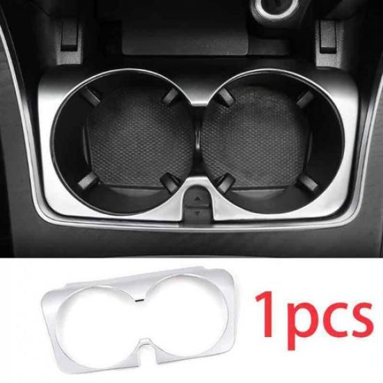 Fit For Benz GLC X253 2016- Cover Trim ABS Silver Central Console Water Cup