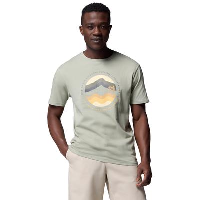 Path Lake II Graphic Tee, Mens Green T-shirt