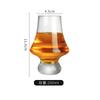 Crystal Whiskey Glass Handmade Tulip Design Big Belly Cognac Tasting Cup For Scotch Bourbon Barware Home Bar Gift Set