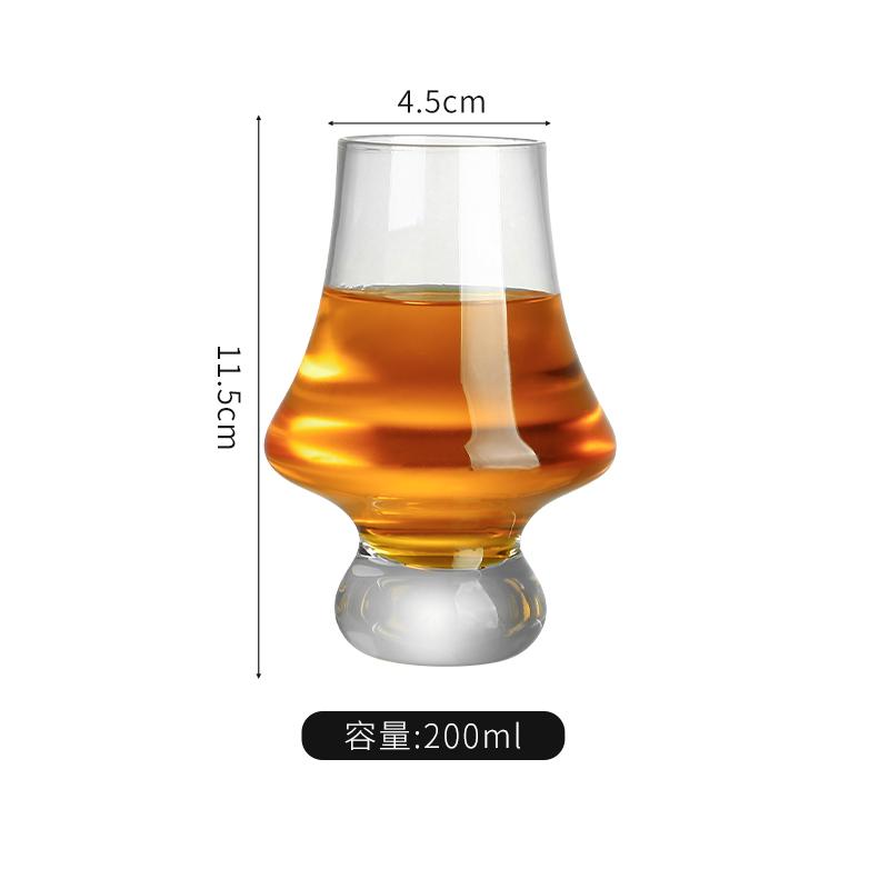 

Crystal Whiskey Glass Handmade Tulip Design Big Belly Cognac Tasting Cup For Scotch Bourbon Barware Home Bar Gift Set 201-300ml