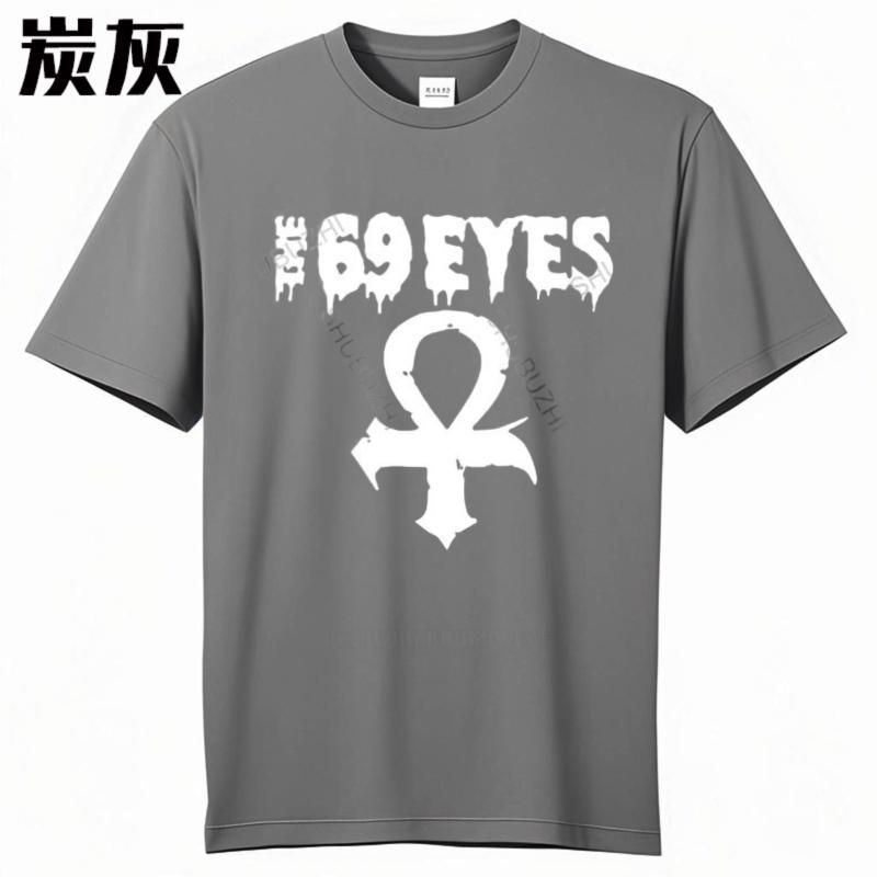Men Cotton Teeshirt Summer Casual T-Shirt Brand Clothing 69 EYES Vintage T-shirt Top Gift Male Classic T-shirt T-SHIRT Basic Tee
