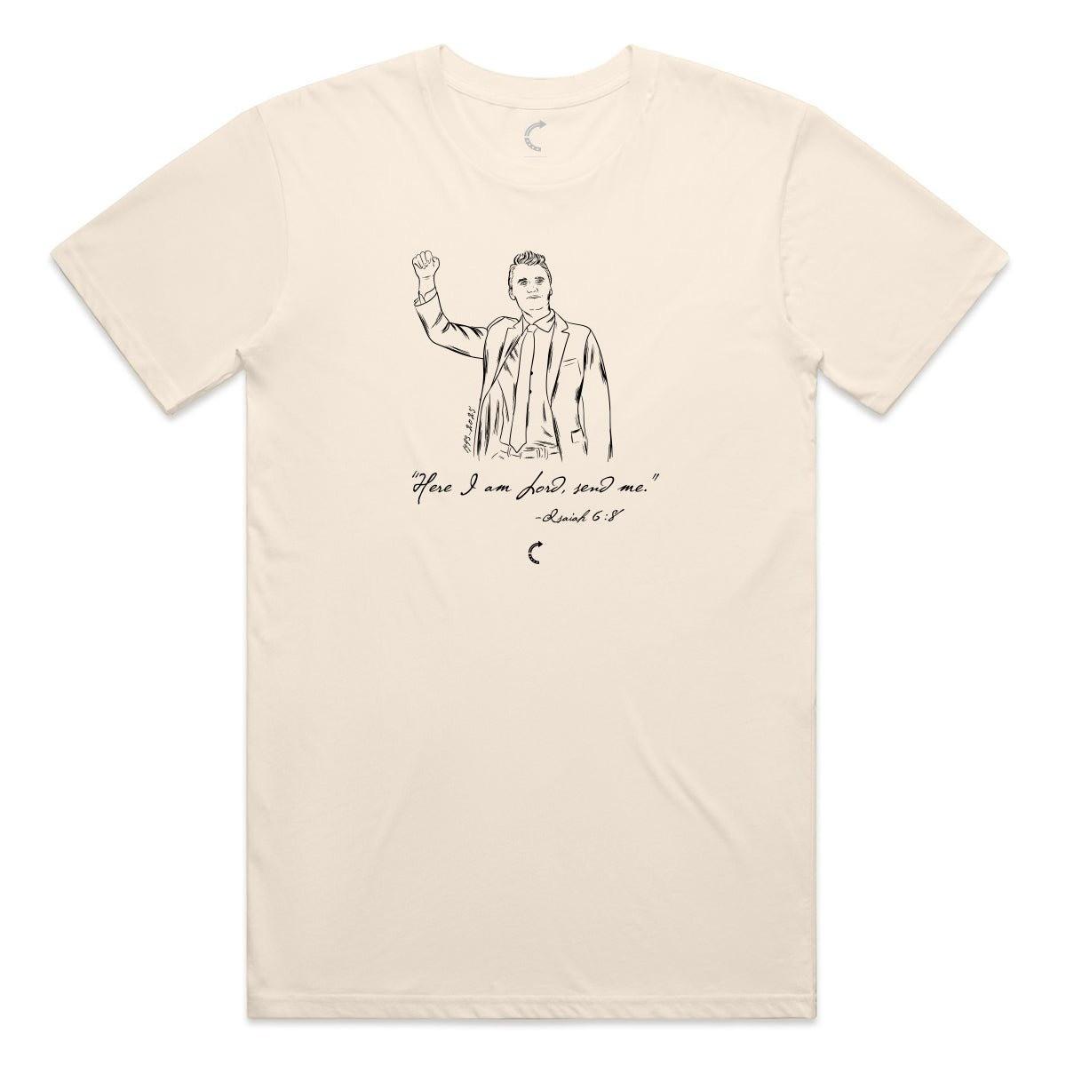 Charlie Kirk Send Me T-Shirt – TPUSA Merch Tee XXXL