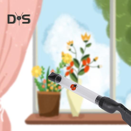 Kabellose Vakuum-Insektenfalle, Schädlingsbekämpfer, tragbar, einfach zu bedienen, batteriebetrieben, für den Innen- und Außenbereich, Hand-Spinnen-Insektenfallen-Fänger