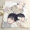 Manhwa L-Low T-Tide I-in T-Twilight Throw Flannel Blanket Skin Soft Suitable for Sofa Living Room Bed Travel and Gifts