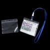 20Pcs Waterproof Sleeve Pouch With Sealing Strip Lanyards Id Badge Holder Plastic Protector Case Clear Pvc Name Plate Card Bag