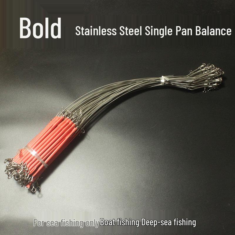 Orange Sleeve Deep Sea Curved Knife with Anti-Tangle Bracket and Stainless Steel Hook Rig