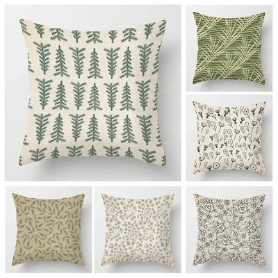 Modernes Zuhause Wohnzimmer Dekor Kissenbezüge Kissen Sofa 35x35cm 40x40 60x60cm 45x45cm 40*40 Kissenbezug Boho Pflanze Nordisch