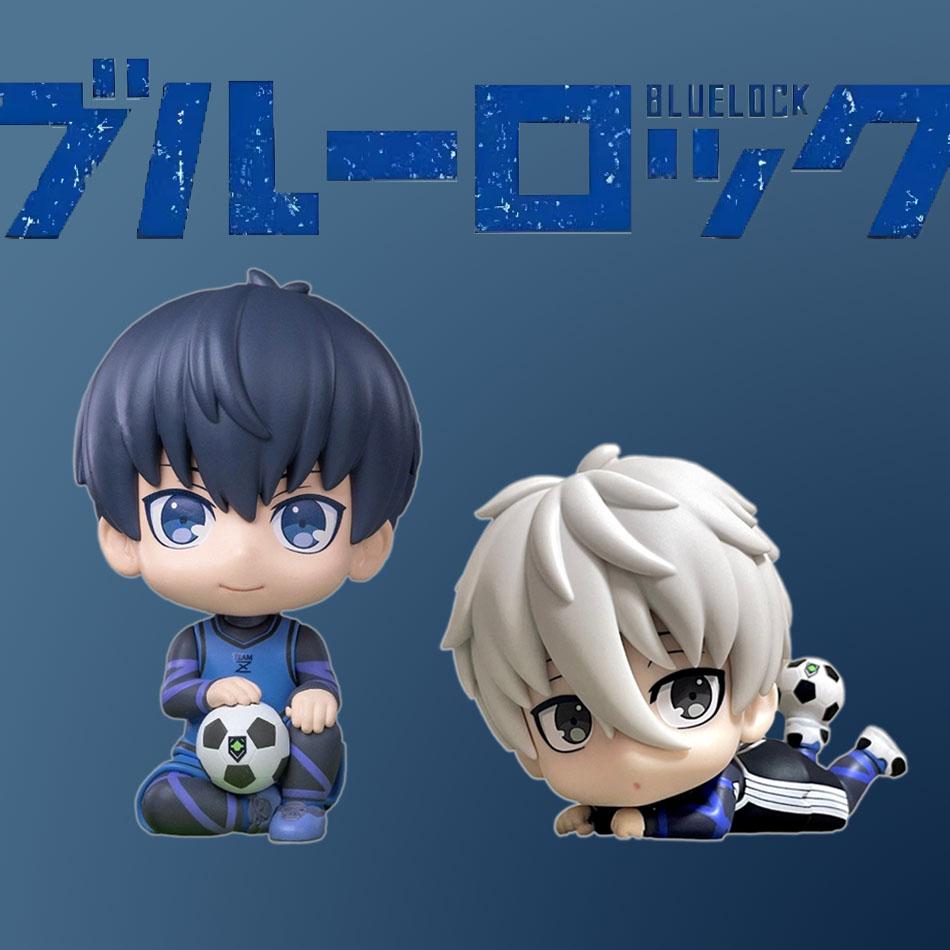 In Stock BLUE LOCK Yoichi Isagi Seishiro Nagi  Q Version PVC Anime Figurine Collectible Model Birthday Gift