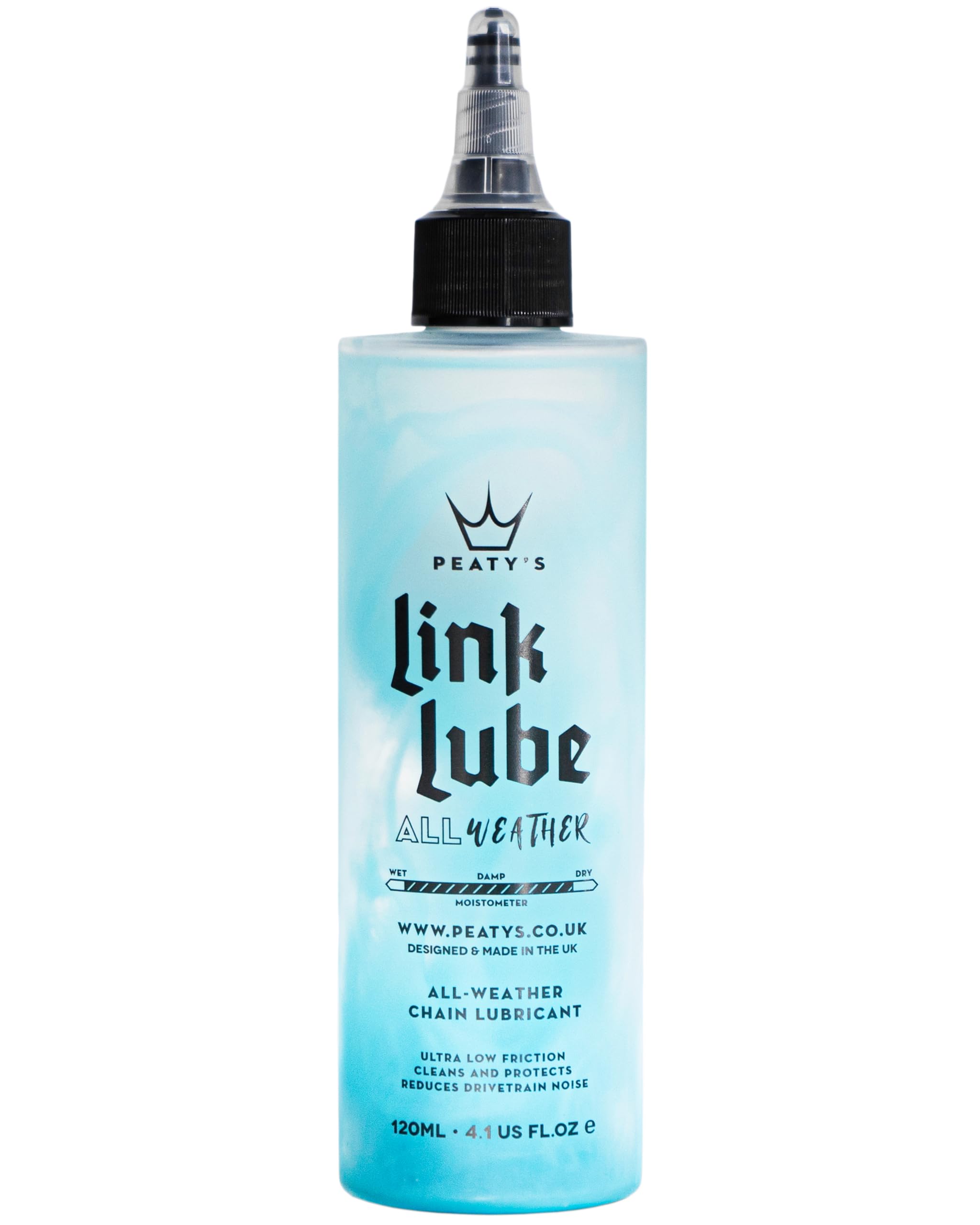 Peaty s LinkLube Универсальная Смазка для Велосипедной Цепи, Высокопроникающее Масло для Цепи Горных и Шоссейных Велосипедов - 120 мл