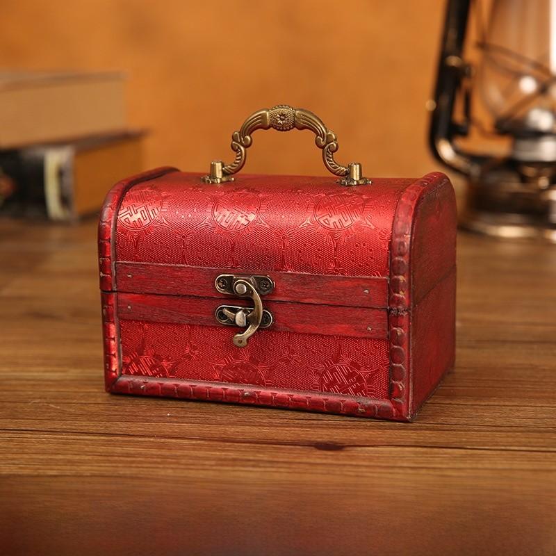 Wooden Chinese Style Storage Box For Accessories And Home Decorations Gifts