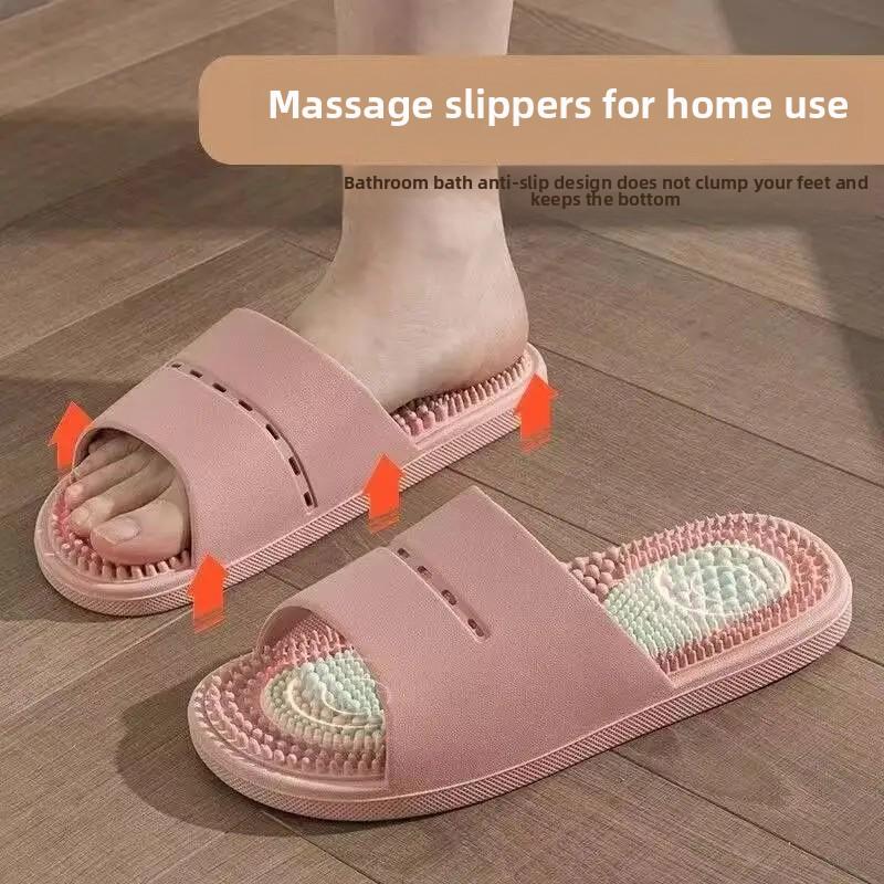 

Новые летние женские массажные тапочки, домашние акупунктурные точки для ног, ванна, противоскользящая доска для пальцев, классные тапочки для женщин 36-37