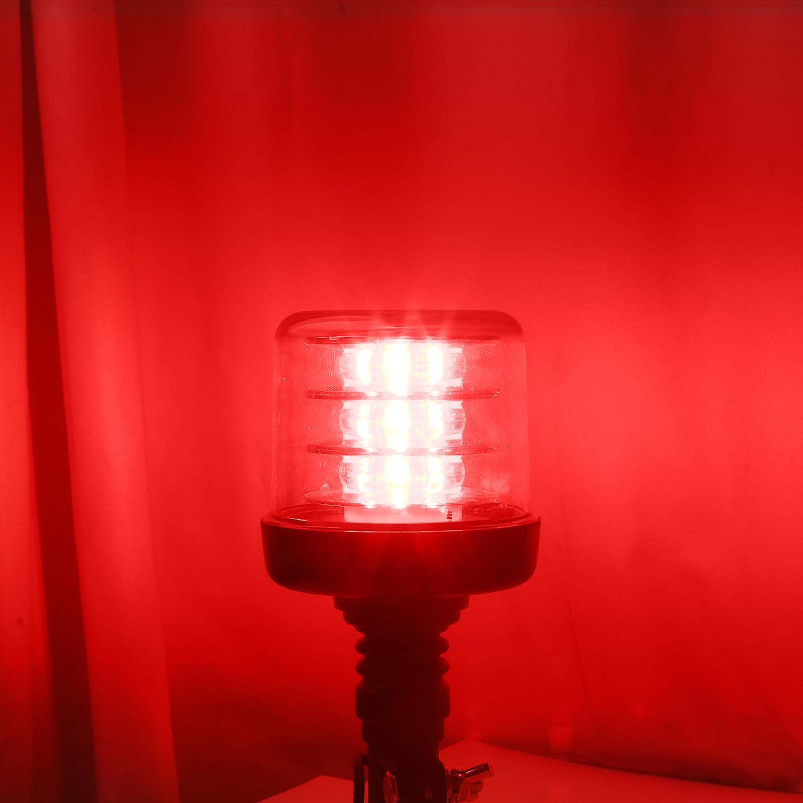 

Аварийный светодиодный стробоскопический светильник для крыши автомобиля грузовика предупреждающий световой сигнал безопасности яхты гибкий поворотный для Trialer сельскохозяйственный маяк красный