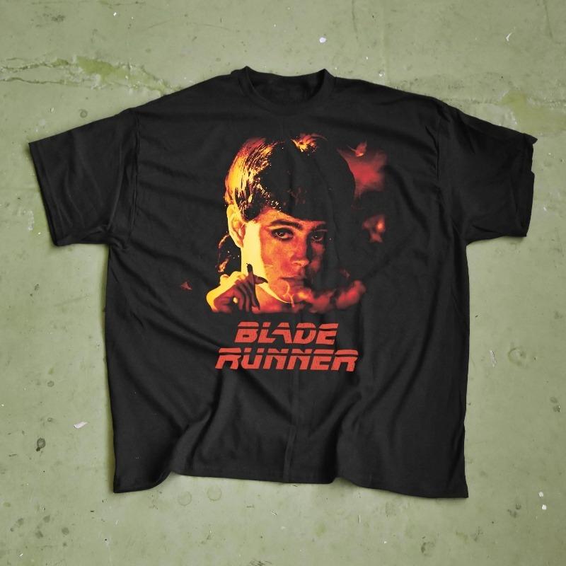 

Blade Runner TShirt s Cyberpunk Movie Distressed Retro Tee Summer unisex Loose and Breathable cotton Tshirt Top S