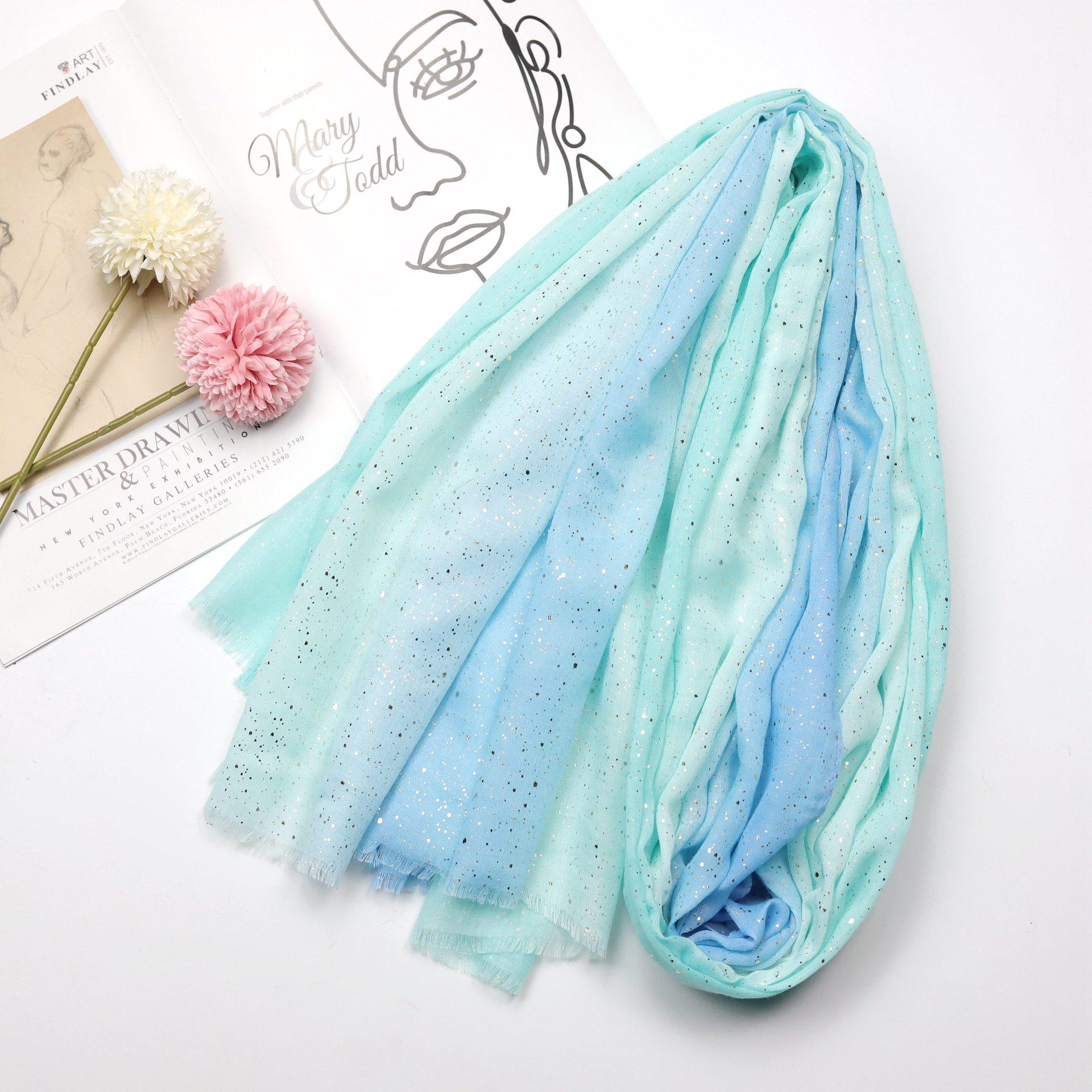 

2024 Весна и Осень Зима Новый Хлопок И Конопля Длинный Тонкий Шарф Путешествия Универсальный Солнцезащитный Теплый Шаль Для Женщин 90*180cm синий