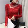 Winter New Fashion Long-sleeved Slim-fitting and Thin Bottoming Shirt Women's High-end T-shirt