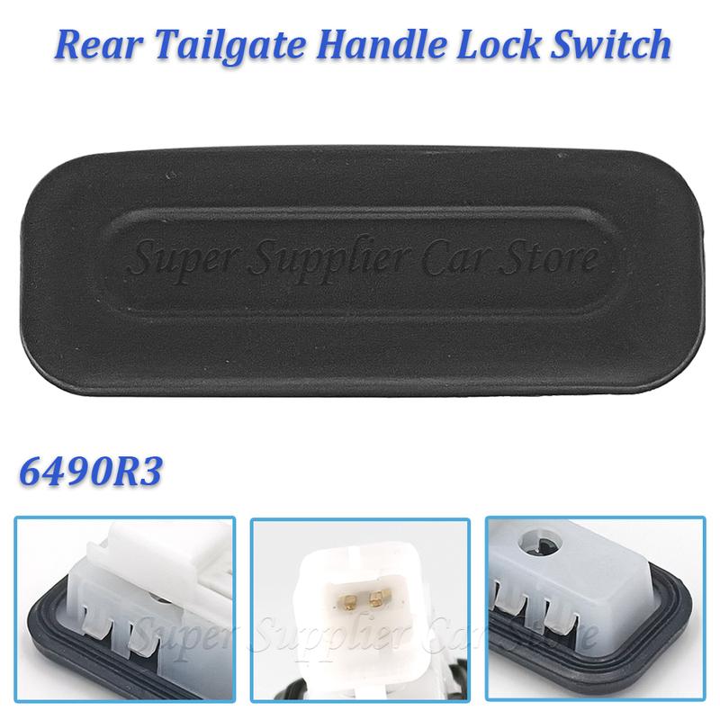 New 1PC Rear Trunk Tailgate Boot Handle Lock Switch For Citroen C5 For Citroen C4 Picasso Mk1 For Citroen C2 6490R3 9676028380