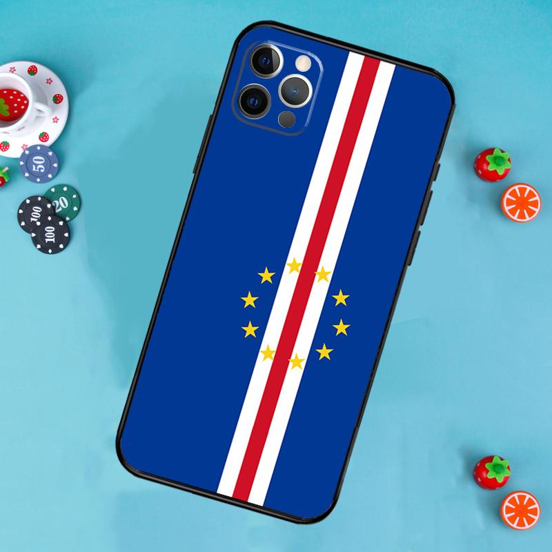 

Cape Verde Flag Coat of Arms Phone Case For iPhone 16 15 14 Pro Max 11 12 Pro 13 Pro Max XS Max XR X Plus Back Cover iPhone XR