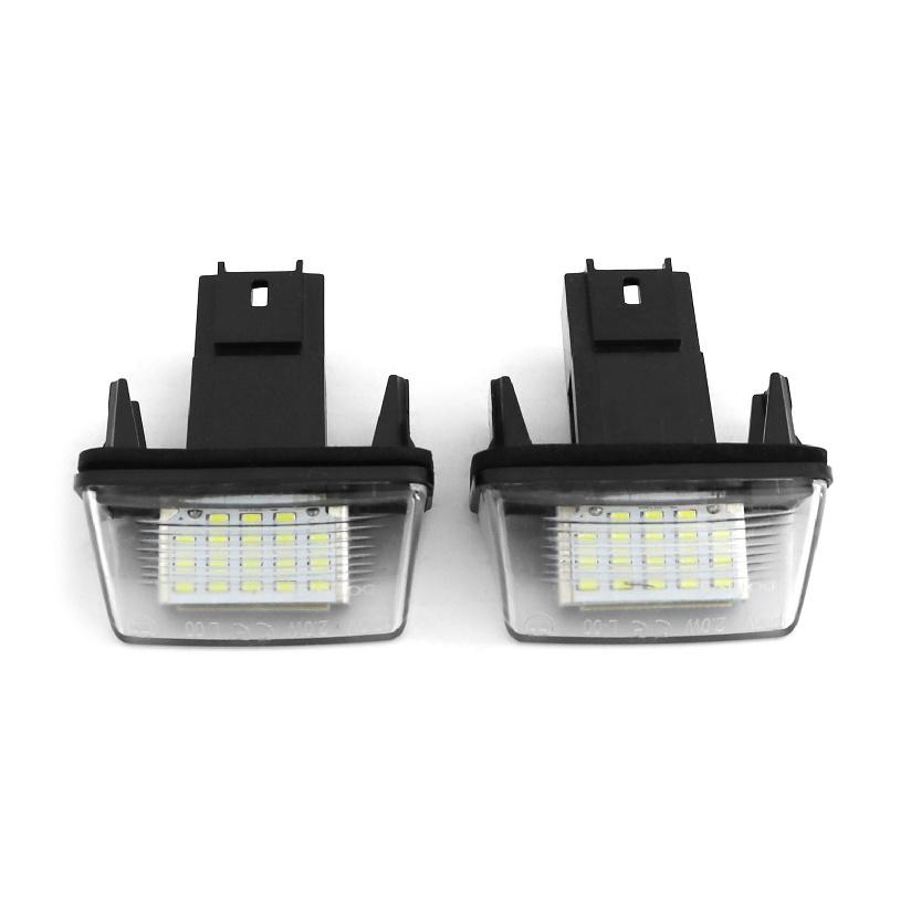 Citroen DS4 Number Plate Lights Set LED Rear License Lamp Pair 15-