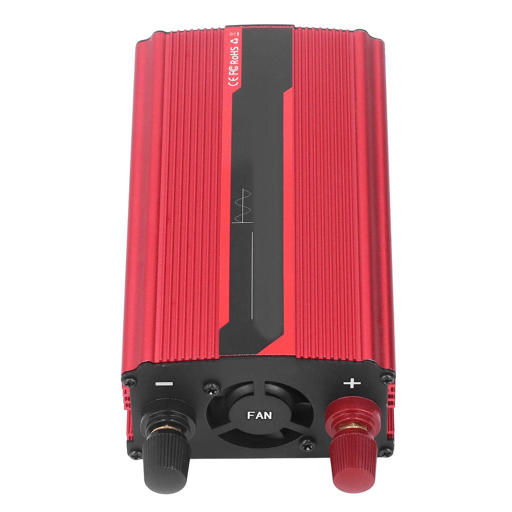 Inwerter Mocy Wejście 12V DC 1000W Konwerter Solarny Bezpieczna Ochrona dla Urządzeń Samochodowych DC12V do AC110V