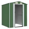 Vidaxl Garden Shed, Green, 192X191X223 Cm, Galvanized Steel