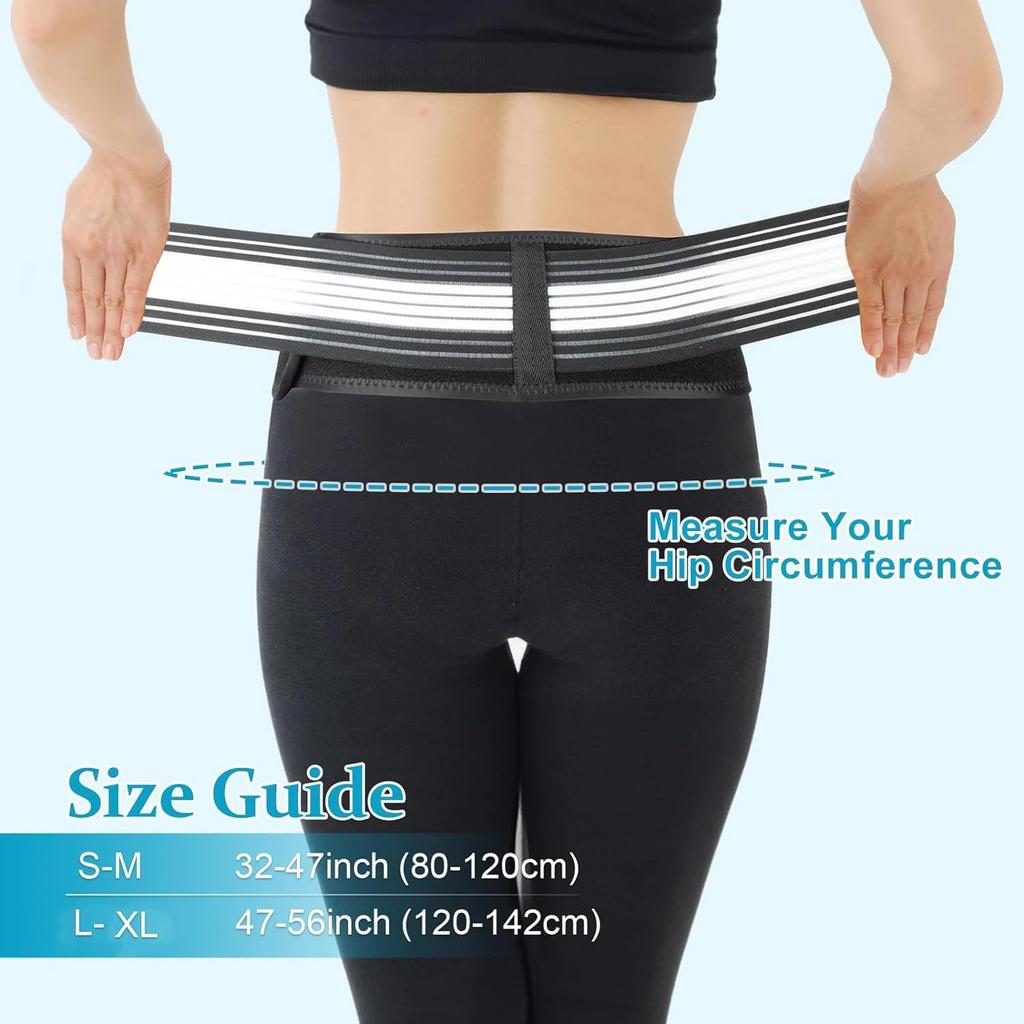 Zhuohua Si Belt Sciatica Pain Relief For Women Men Lower Back Sacroiliac Pelvic Lumbar Hip Leg Nerve Support