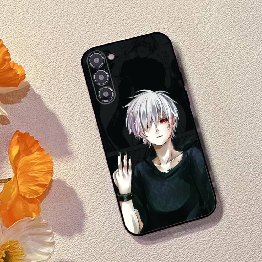 Tokyo G-Ghoul Kaneki Ken Anime Phone Case For Samsung Galaxy A73,A72,A71,A70,A53,A52,A51,Others Soft Black Cover