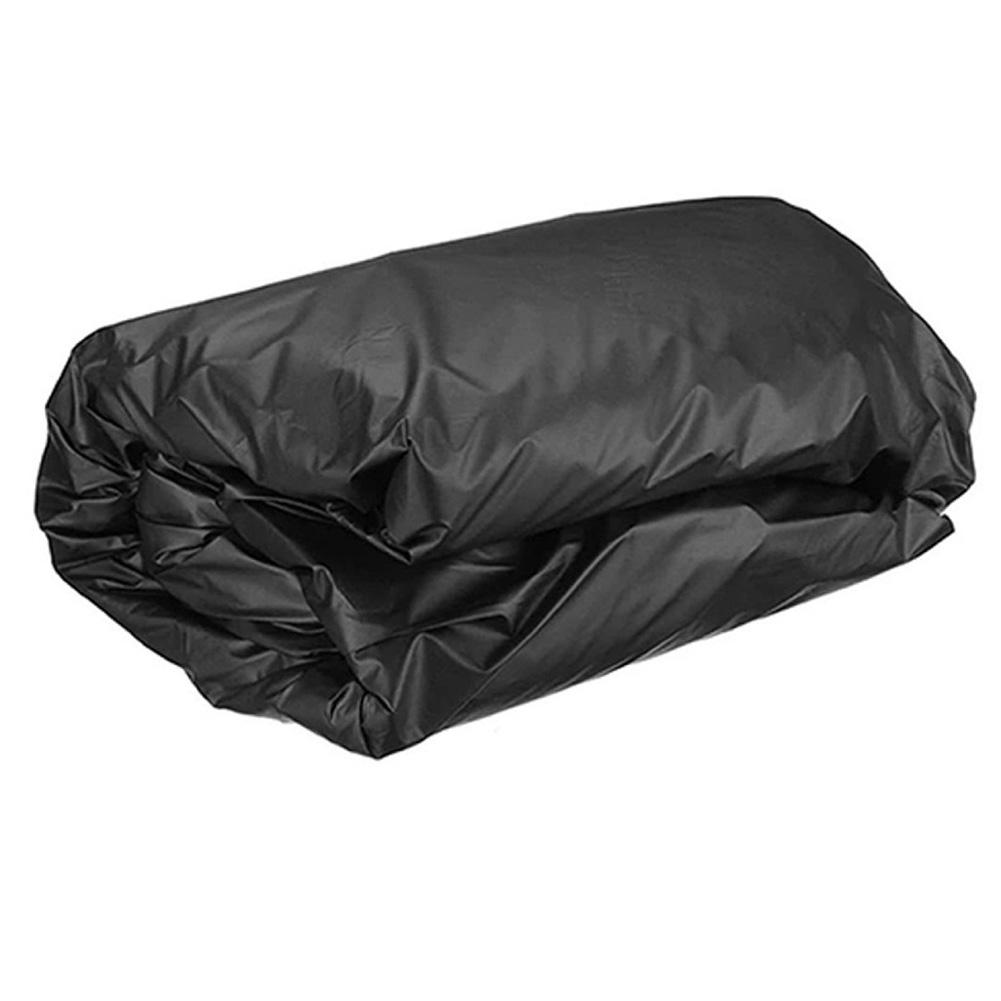 210D Oxford Cloth RV Roof Protective Cover Black Foldable Sunscreen RV RV Cover Resistant Roof Waterproof Supplies 16.4ft*9.84ft
