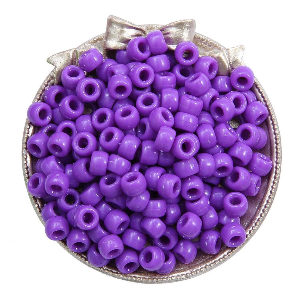 Acrylic Large Hole Barrel Beads 9x6mm for DIY Bracelet Jewelry Making