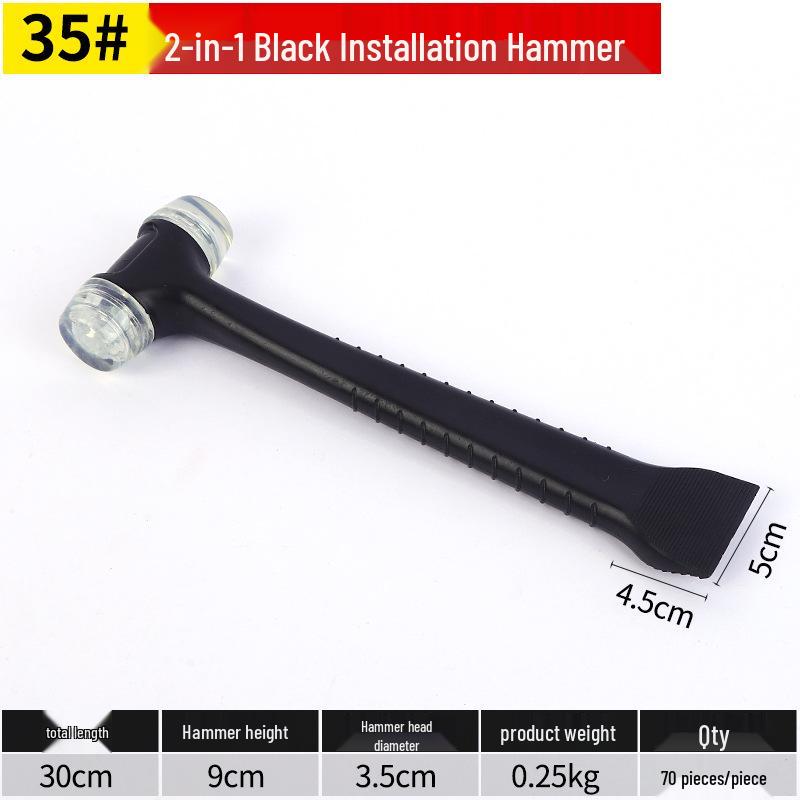 Multi-Functional Rubber Hammer for Door, Window, and Floor Assembly
