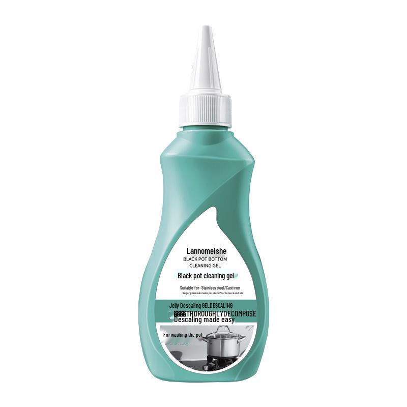 Powerful Black Stain Remover Gel for Pot Bottoms - Easily Cleans Ash, Stains, and Scale