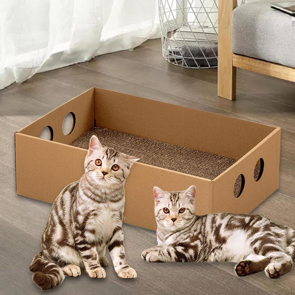 Katzen-Kratzbrett aus Pappe, großer Möbelschutz, Bettkratzer