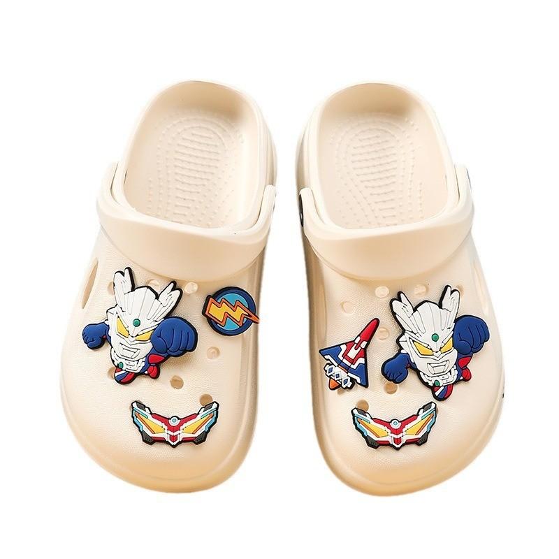Cartoon Design Cute Kids Clogs Breathable Summer Shoes Nonslip Eva Sandals Boys For