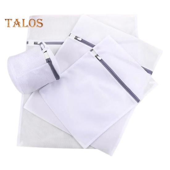 4 ks/sada sada síťovaných sáčků na prádlo sada nerezových zipů zavírání voštinový organizér sáčků na prádlo praní a sušení sáčky na prádlo