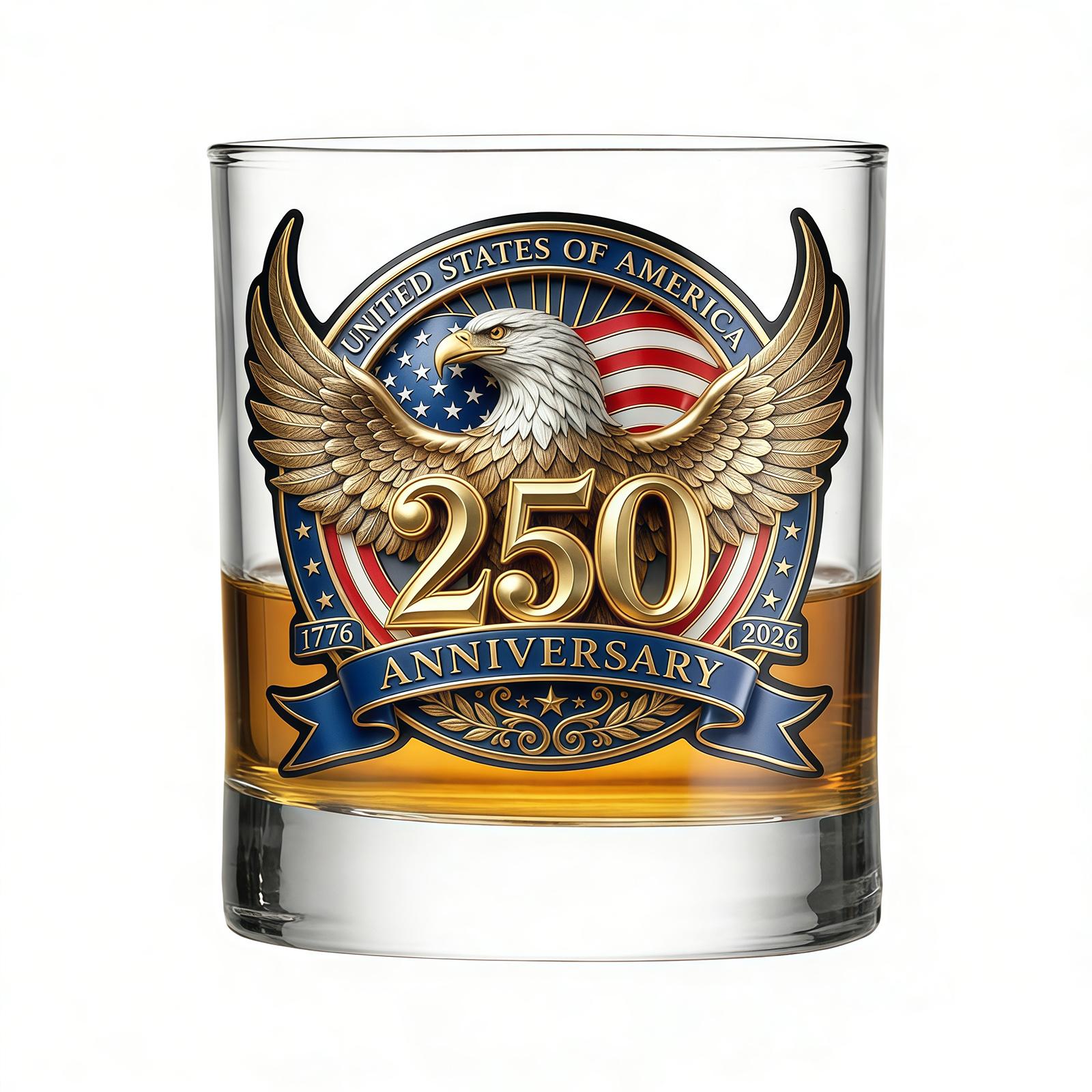 

250th Anniversary Edition Whisky Glass: A Tasting Engraved With One Size