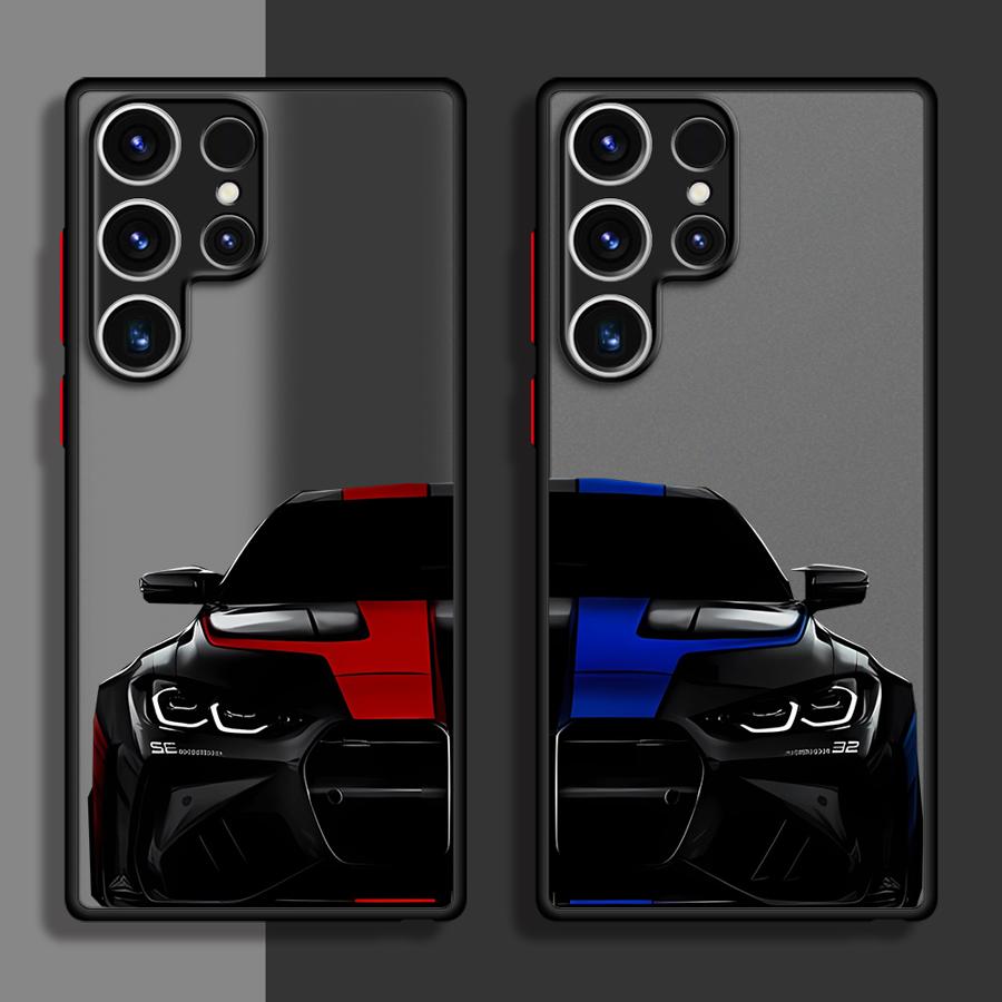 Cool WM Dream Car Tail Phone Case for Samsung Galaxy S23 S24 Ultra S22 S21 S20 S10 Plus S23 FE S9 Shockproof Matte Cover