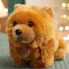 Cartoon Animal Puppy Dog Stuffed Toy Chow Chow Plush Toy Animal Plush Toy Lifelike Puppy Dog Doll